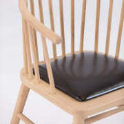 1 x Jasper Spindle Dining Chair - Black - 3