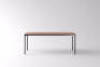 1 x Tana Dining Table - Seats 6 - Black/Brown