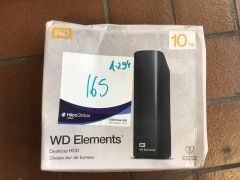 WD Elements Desktop 10TB External Hard Drive MODEL: WDBBKG0100HBK-AESN - 5