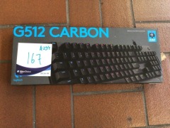 Logitech G512 CARBON LIGHTSYNC RGB Mechanical Gaming Keyboard (GX Blue Switch) 50W - 3