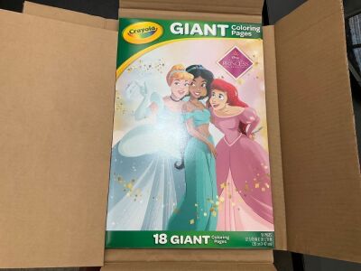 3 x Crayola Giant Coloring Pages Disney Princess