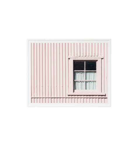 1 x Pink Window Framed Print