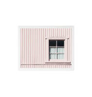 1 x Pink Window Framed Print