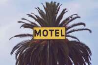 1 x Santa Maria Motel Framed Print - Multi