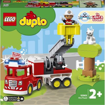 2 x LEGO Duplo Fire Truck