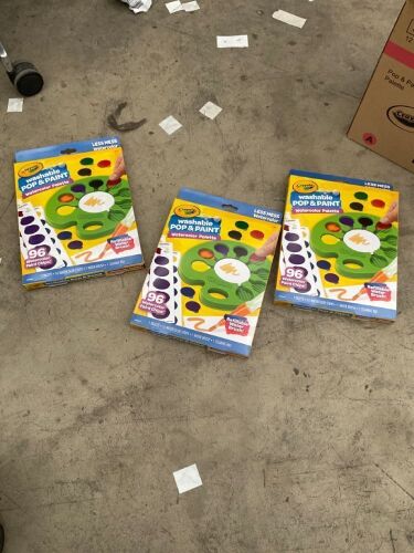 3 x Crayola Watercolor Paint Palette