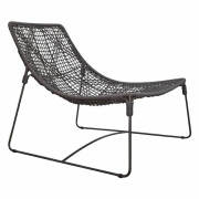 1 x Lesutu Relax Accent Chair - Charcoal Grey
