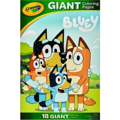 3 x Crayola Giant Coloring Pages Bluey