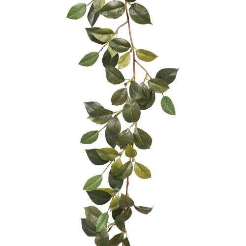 4 x Camellia Leaf Garland Artificial Plants - Green