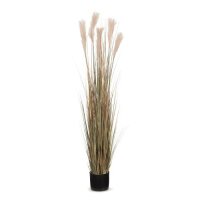 DNL 1 x Plume Grass Artificial Plant - 152cm - Green/Natural