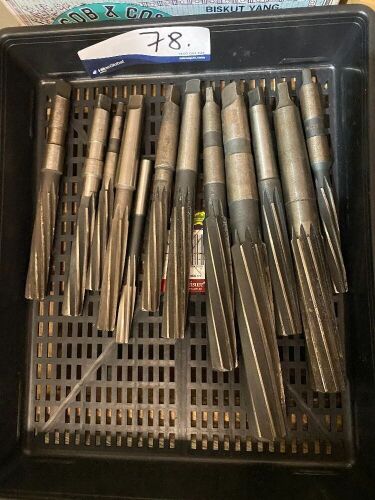 Qty of 12 Morse Taper Reamers