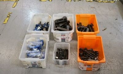 A Qty of Tool Mounting Clamps & Bolts