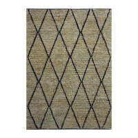 1 x Larson Rug - Black/Natural