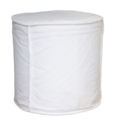 1 x Nadi Stool and Side Table - White