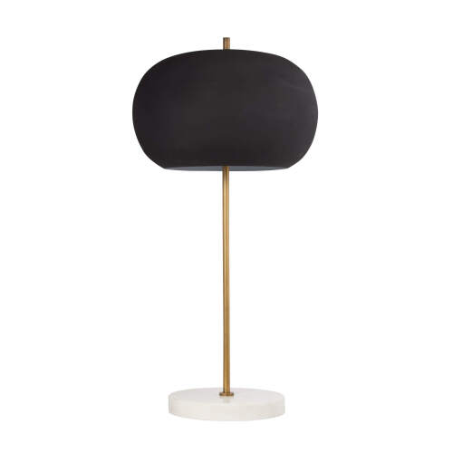 1 x Coco Table Lamp - Black + Gold