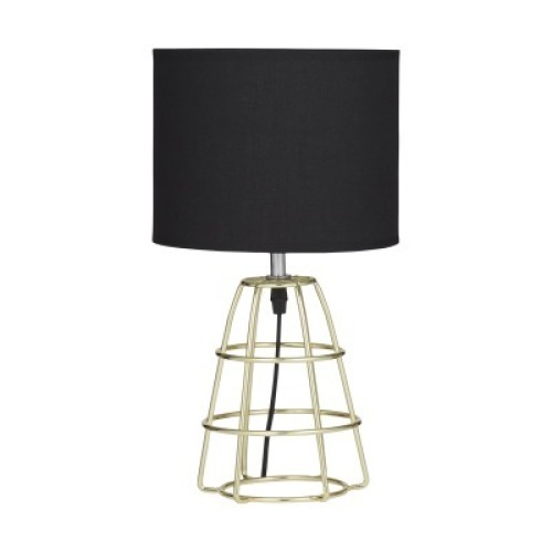 2 x Lane Table Lamps - Black
