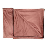 DNL 1 x Velvet Throw - Dusty Rose