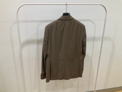 Karl Lagerfeld Mens Blazer, Taupe, Size 50(EU) SUI155200 - 2