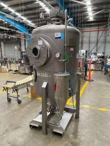 1993 Austentic Fabrications WP 300 Vacuum Cooling Tank