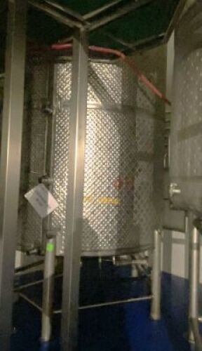 10,000L Dimpled Stainless Steel Mixing Tank
