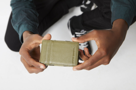 1 x Flip Wallet - Khaki - 5