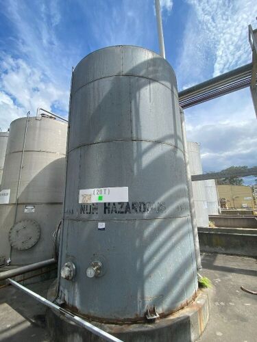 20,000L Insulated Stainless Steel Tank