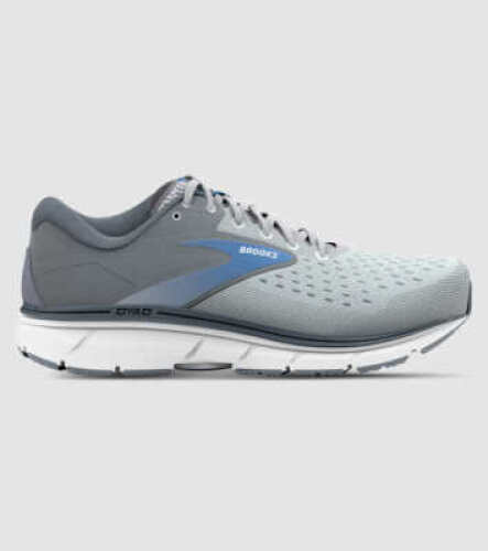 Brooks Dyad 11 (D Wide) Womens, Size 8.5(UK), Grey / White/ Blue 1203121D065-105