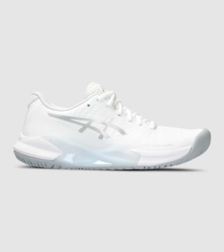 Asics Gel Challenger 14 (Hardcourt) Womens Tennis Shoes, Size 7.5(UK), White / Sun coral 1042A231-101-095