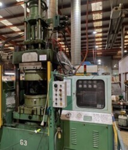 1995 JING DAY INJECTION MOULDER OPERATING AS A COMPRESSION MOULDING MACHINE