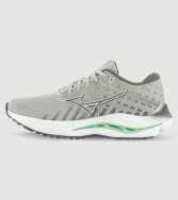 Mizuno Wave Inspire 19 (D Wide) Womens, Size 8.5(UK), Silver / White / Green J1GD234624-110
