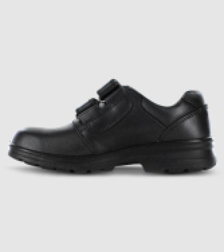 Clarks Lochie Junior School Shoes, Size 9.5(UK), Black 139673-028-D-095