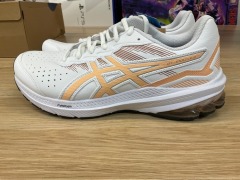Asics Gt 1000 Le 2 (D Wide) Womens, Size 6(UK), White / Apricot Crush 1132A065-116-100 - 6