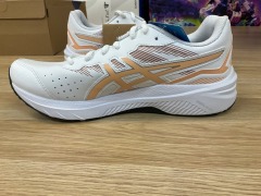 Asics Gt 1000 Le 2 (D Wide) Womens, Size 6(UK), White / Apricot Crush 1132A065-116-100 - 8