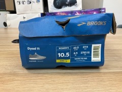 Brooks Dyad 11 (D Wide) Womens, Size 8.5(UK), Grey / White/ Blue 1203121D065-105 - 3
