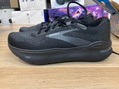 Brooks Ghost Max (D Wide) Womens, Size 7.5(UK), Black / Black / Ebony 1203951D020-095 - 7