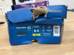 Brooks Ghost Max (D Wide) Womens, Size 6.5(UK), Black / Black / Ebony 1203951D020-085 - 3