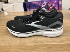 Brooks Ghost 15 (D Wide) Womens, Size 8.5(UK), Black / Blackened pearl / White 1203801D012-105 - 6
