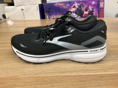 Brooks Ghost 15 (D Wide) Womens, Size 8 (UK), Black / White 1203801D012-100 - 7