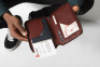 1 x Vow Travel Wallet - Cognac - 4