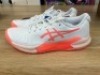Asics Gel Challenger 14 (Hardcourt) Womens Tennis Shoes, Size 7.5(UK), White / Sun coral 1042A231-101-095 - 6