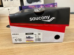Saucony Echelon 9 (D Wide) Womens, Size 8(UK), Indigo / Grape S10766-33-100 - 3