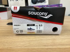 Saucony Echelon 9 (D Wide) Womens, Size 6.5(UK), Indigo / Grape S10766-33-085 - 3