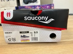 Saucony Echelon 9 (D Wide) Womens, Size 7.5(UK), Indigo / Grape S10766-33-095 - 2