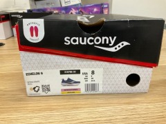 Saucony Echelon 9 (D Wide) Womens, Size 6(UK), Indigo / Grape S10766-33-080 - 7