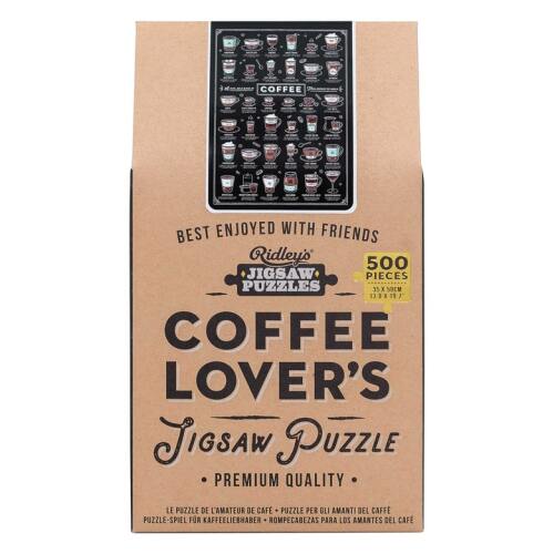 2 x Coffee Lovers 500 pc Jigsaw Puzzles