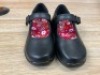 Ascent Adela Buckle Junior Girls Mary Jane School Shoes, Size 8(UK), Black 129578-110 - 2
