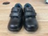 Clarks Lochie Junior School Shoes, Size 9.5(UK), Black 139673-028-D-095 - 2