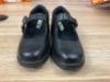 Alpha Ava Buckle (C Medium) Junior Girls Mary Jane School Shoes, Size 11(UK), Black TAF26JR-C-130 - 2