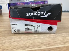 Saucony Guide 15 Womens, Size 6.5(UK), Alloy / Quartz S10684-15-085 - 9