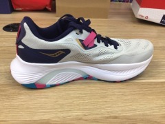 Saucony Guide 15 Womens, Size 5.5(UK), Prospect / Glass S10684-15-075 - 5